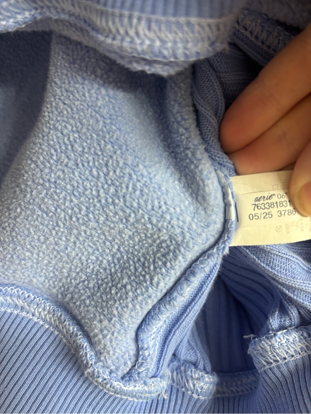 aerie Periwinkle Crewneck Pullover Sweater - Picture 3 of 4